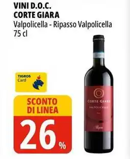 Tigros VINI D.O.C. CORTE GIARA offerta