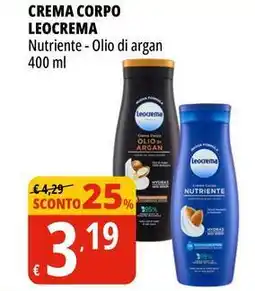 Tigros Crema corpo LEOCREMA offerta