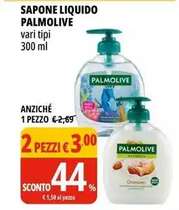 Tigros Sapone liquido PALMOLIVE offerta