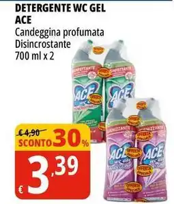 Tigros Detergente wc gel ACE offerta