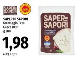 Famila Saper di sapori formaggio feta greca DOP offerta