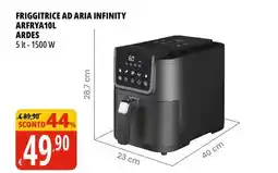 Tigros Friggitrice ad aria infinity arfrya10l ARDES 1500 W offerta