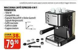 Macchina caffè espresso 4 in 1 TERMOZETA