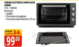 Tigros Forno elettrico ventilato GIRMI offerta