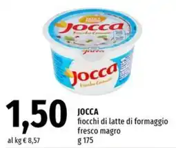 Famila Jocca fiocchi di latte di formaggio fresco magro offerta