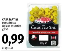 Famila Casa tartini pasta fresca ripiena assortita offerta