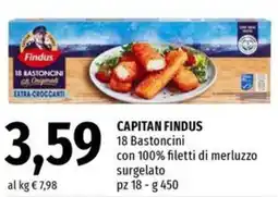 Famila Capitan findus 18 Bastoncini offerta