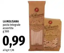 Famila La molisana pasta integrale assortita offerta