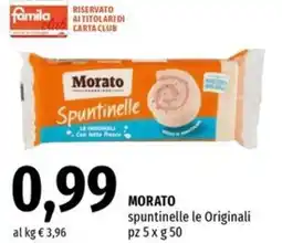 Famila Morato spuntinelle le originali offerta