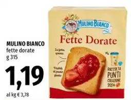 Famila Mulino bianco fette dorate offerta