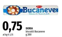 Famila Doria biscotti bucaneve offerta