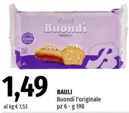 Famila Bauli buondì l'originale offerta