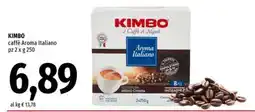 Famila Kimbo caffè Aroma Italiano offerta