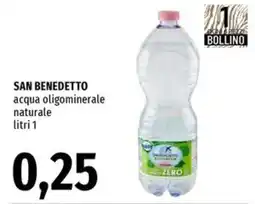 Famila San benedetto acqua oligominerale naturale offerta