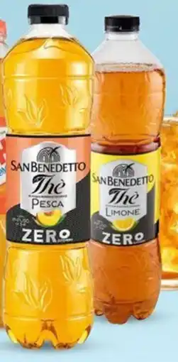 Famila San benedetto thè limone, pesca senza zuccheri offerta
