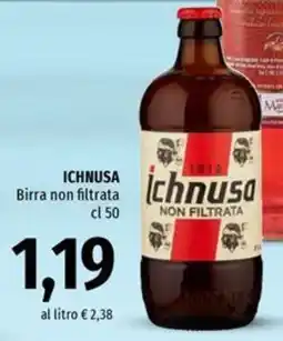 Famila ICHNUSA Birra non filtrata offerta