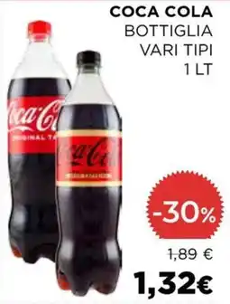 In Coop Coca cola bottiglia vari tipi offerta