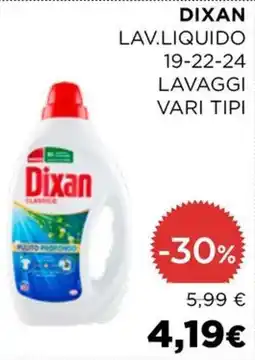 In Coop Dixan lav. liquido offerta