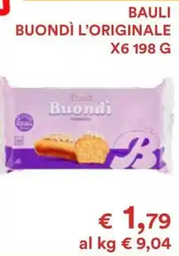 In Coop Bauli buondì l'originale offerta
