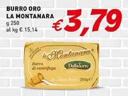 Coal La montanara burro oro offerta
