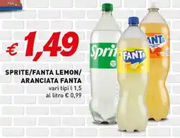Coal Sprite/fanta lemon/ aranciata fanta offerta