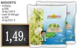 Doro Supermercati Mioorto - iceberg cuor di lattuga offerta