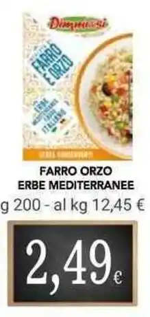 Doro Supermercati Farro orzo erbe mediterranee offerta