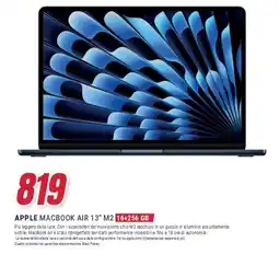 Trony APPLE MACBOOK AIR 13” M2 offerta