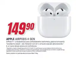 Trony APPLE AIRPODS 4 GEN offerta
