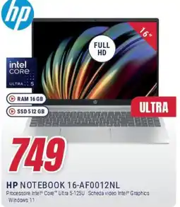 Trony HP NOTEBOOK 16-AF0012NL offerta