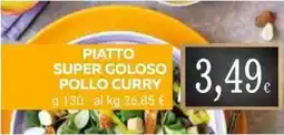 Doro Supermercati Piatto super goloso pollo curry offerta