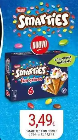 Doro Supermercati Smarties fun cones offerta