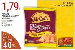 Doro Supermercati Patate forno country mc cain taglio rustico offerta