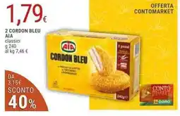 Doro Supermercati Aia 2 cordon bleu classici offerta