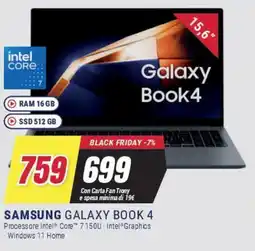 Trony SAMSUNG GALAXY BOOK 4 offerta
