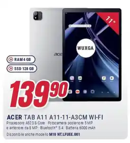 Trony ACER TAB A11 A11-11-A3CM WI-FI offerta