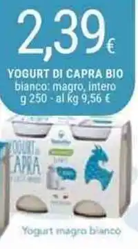 Doro Supermercati Yogurt di capra bio bianco: magro, intero offerta
