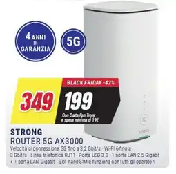 Trony STRONG ROUTER 5G AX3000 offerta