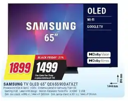 Trony SAMSUNG TV OLED 65" QE65S90DATXZT offerta