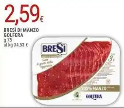 Doro Supermercati Bresì di manzo golfera offerta
