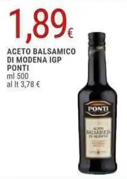 Doro Supermercati Ponti aceto balsamico di modena igp offerta