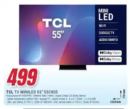 Trony TCL TV MINILED 55" 55C805 offerta