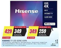 Trony HISENSE TV LED SERIE A69N offerta