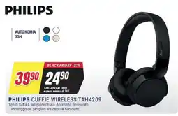 Trony PHILIPS CUFFIE WIRELESS TAH4209 offerta