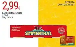Doro Supermercati Simmenthal carne offerta