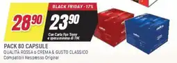 Trony Lavazza pack 80 capsule offerta