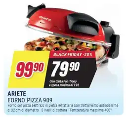 Trony ARIETE FORNO PIZZA 909 offerta