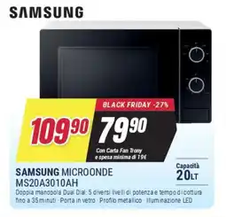 Trony SAMSUNG MICROONDE MS20A3010AH offerta