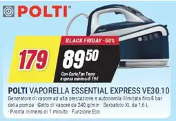 Trony POLTI VAPORELLA ESSENTIAL EXPRESS VE30.10 offerta