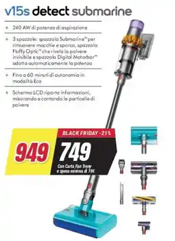 Trony dyson v15s detect submarine offerta